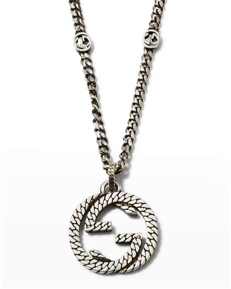 gucci chain necklaces|authentic gucci necklace.